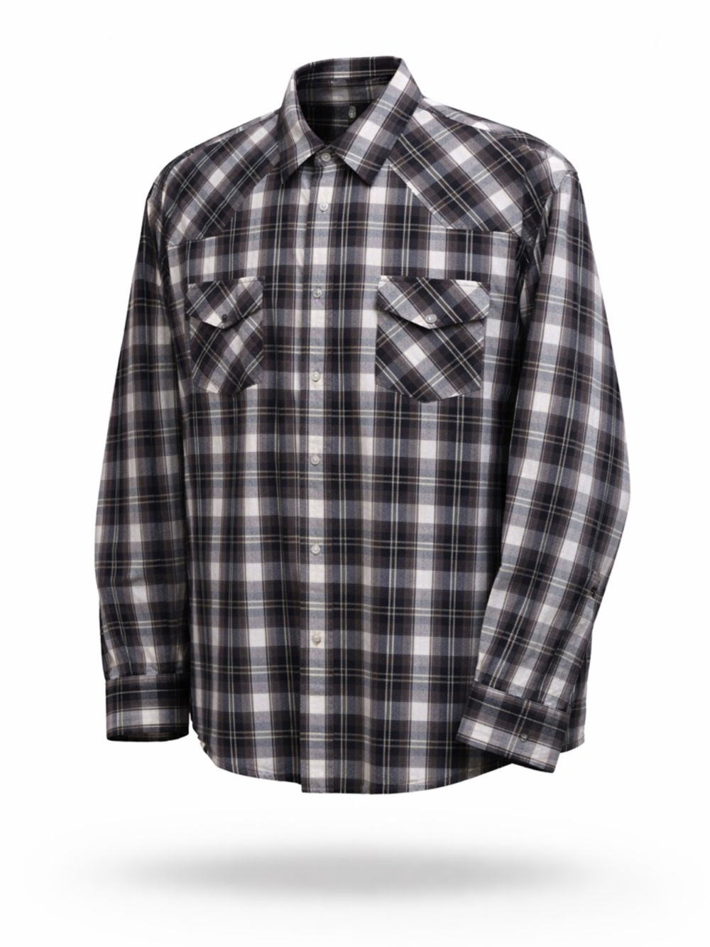 Cowboy Legend. Western plaid shirt. XXL